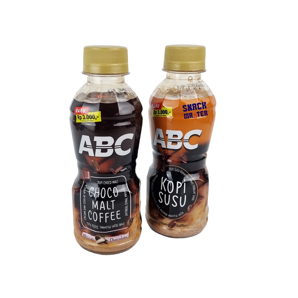 

Kopi ABC Botol Kopi Siap Minum - Netto 200mL.