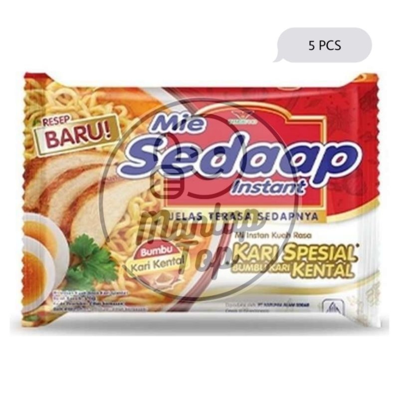 

Mie Sedaap Kuah Kari Special (ISI 5 PCS)