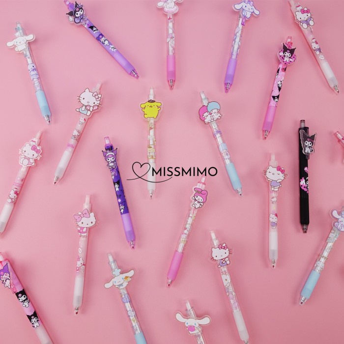 

Pulpen Gel Mekanik Stationery Cute Pen Alat Tulis Karakter Kartun Lucu Sanrio Kuromi Cinnamorroll