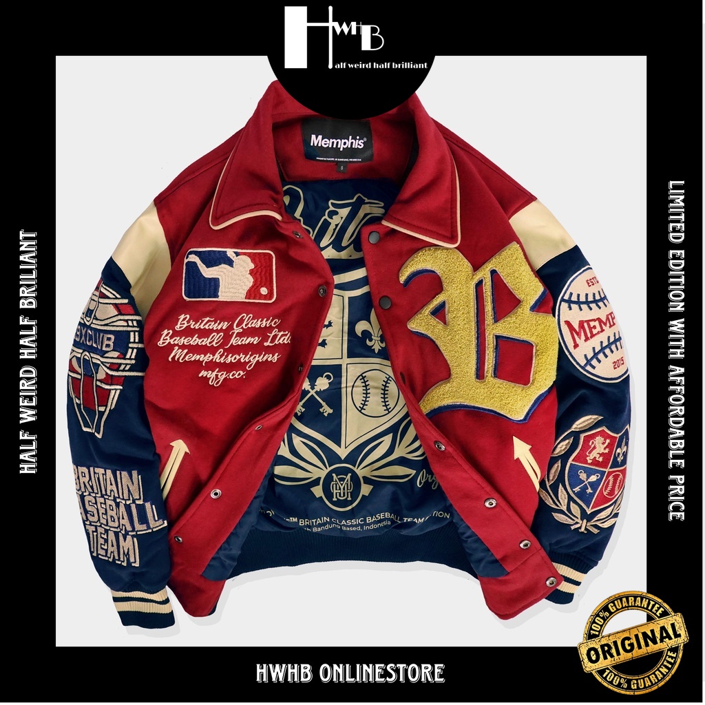 MEMPHISORIGINS VARSITY JACKET - BRITAIN