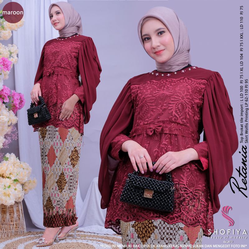 BAJU SETELAN WANITA TERLARIS BEST SELLER VIRAL [ NEW ] SETELAN WANITA FASHION MUSLIM// RETANIA SET B