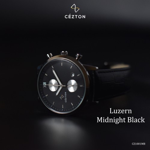 (COD) LUZERN SERIES Midnight Black | Jam Tangan Cezton