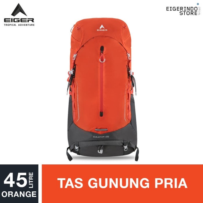 v P0 EIGERoriiii Equator Rucksack 45L - Orange