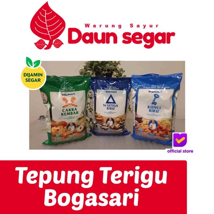 

Tepung Terigu Segitiga biru / Cakcra / Kunci 1kg