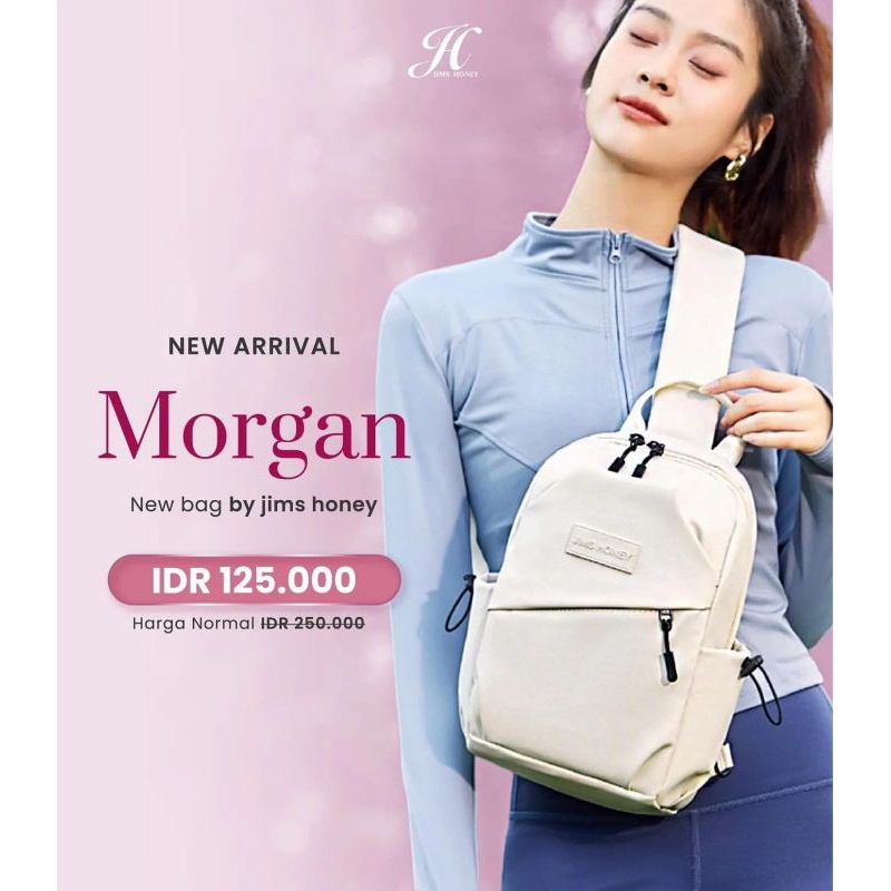 WENDY WAITBAG MORGAN BACKPACK TAS RANSEL MORGAN JIMS HONEY ORIGINAL