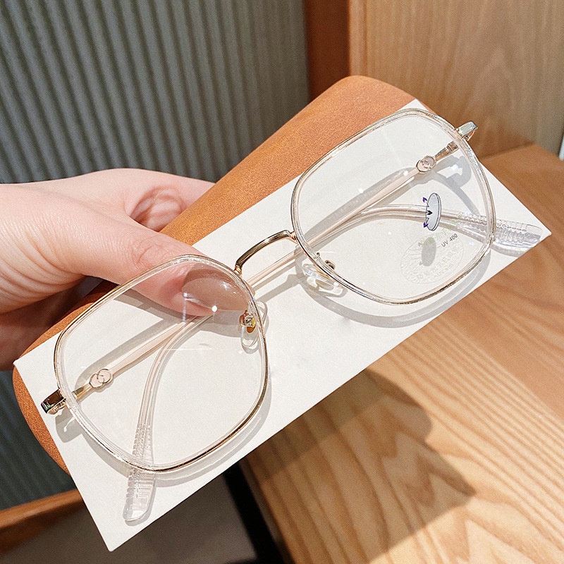 Viendo Kacamata Photocromic Minus Anti Radiasi Blueray Frame Wanita Pria Cowok 2 in 1 Bluecromic Potocromic Fotocromic Komputer Hp Anti Sinar matahari UV400 rabun jauh Kaca Mata Optik-4