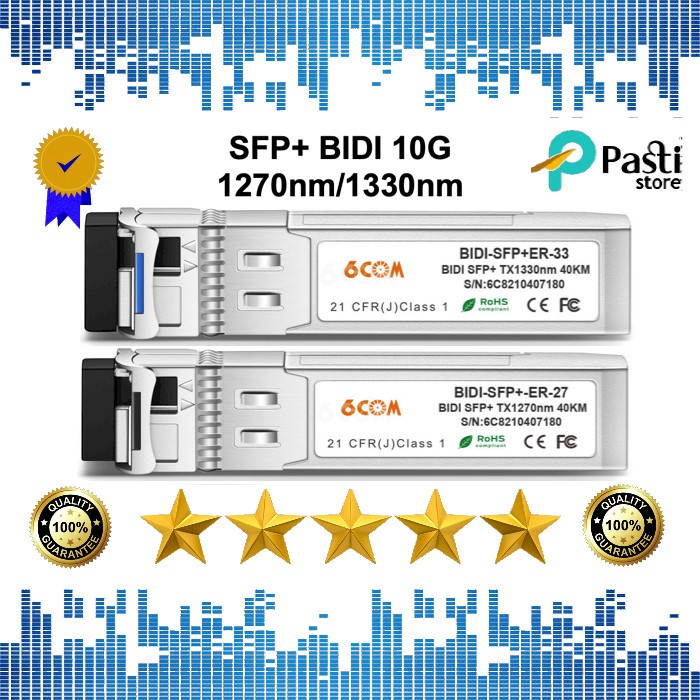 SFP+ BIDI 10G 1270nm/1330nm,SMF,40km,DDM,LC - TX 1270nm