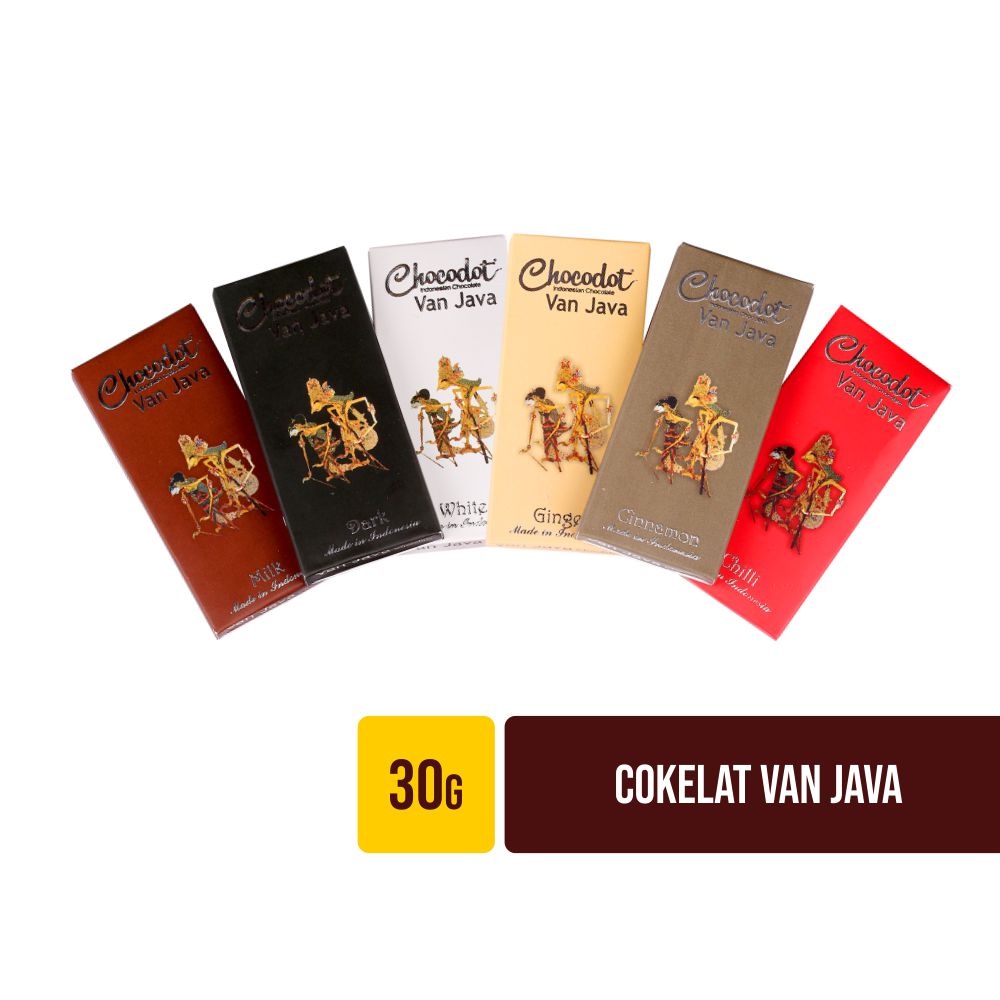 

Coklat Chocodot Van Java Series 30g - Terlaris