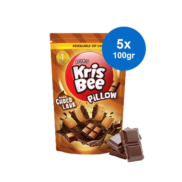 

KRISBEE Pillow Choco Lava 100GR x 5