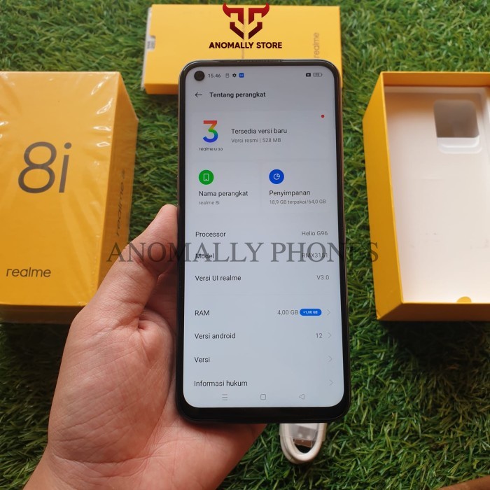 Handphone realme 8i 4/64gb & 6/128gb second seken bekas murah - 4/64GB