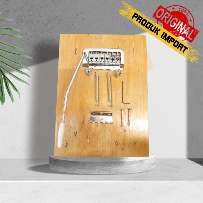 Tremolo Gitar Listrik Model Semi Updown Chrome / Tremolo gitar semi up-down 6 string