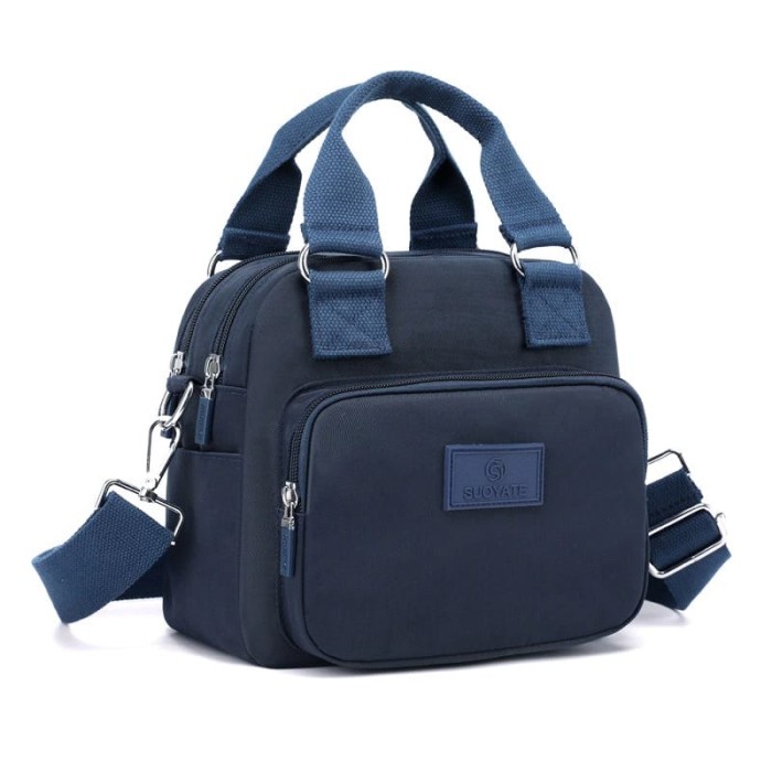 Tas wanita selempang bisa model jinjing / hand bag - suoyate bag S1050 - Navy