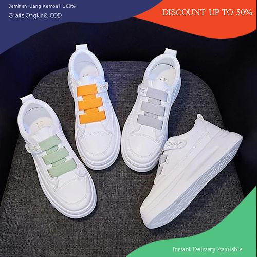 PVN Sepatu Cewek Wanita Kasual Olahraga Running Tinggi Import Premium Quality shoes Sport Trendy K-F