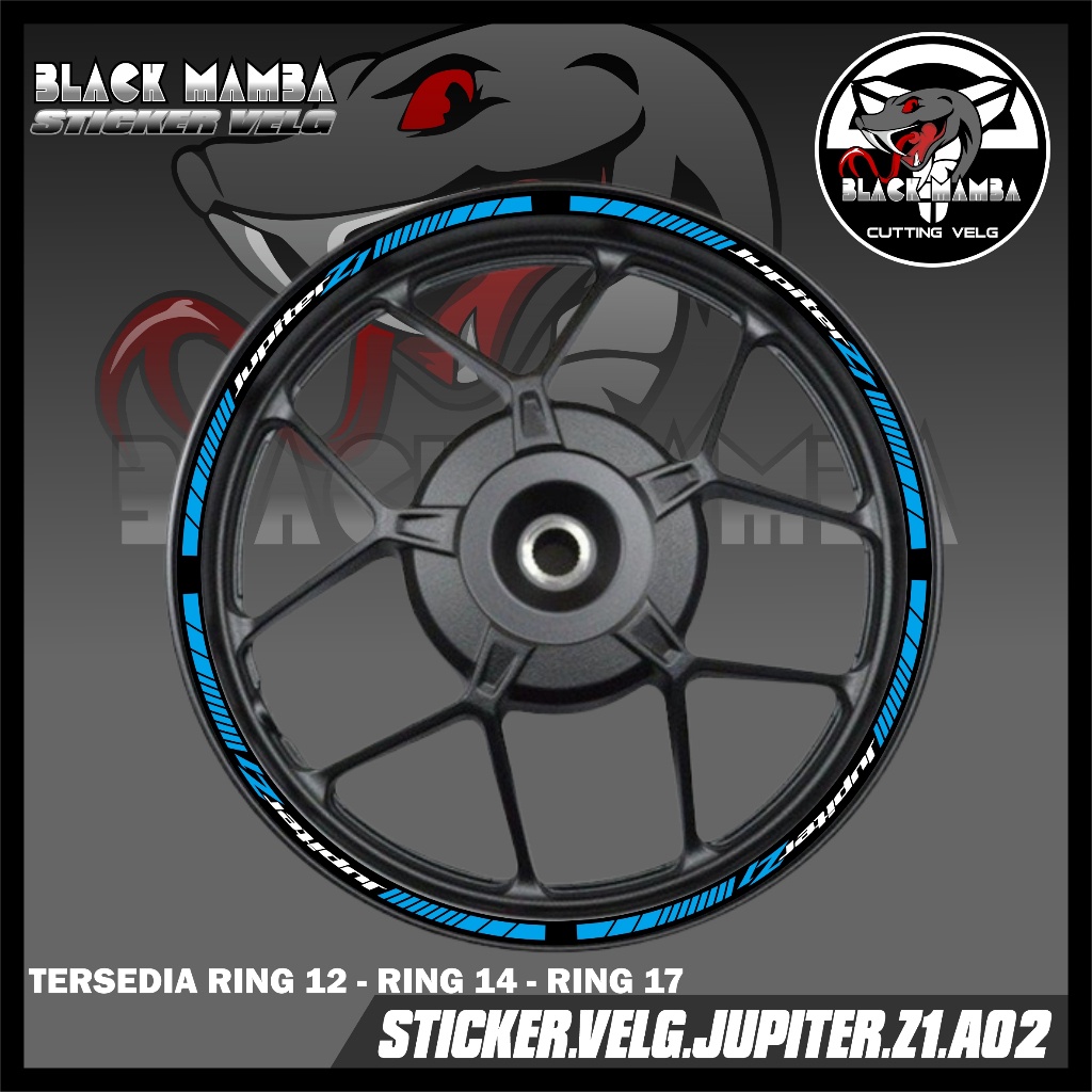 STICKER VELG JUPITER Z1 - STIKER LIS LIST VARIASI BAN/VELG YAMAHA JUPITER Z1 A02