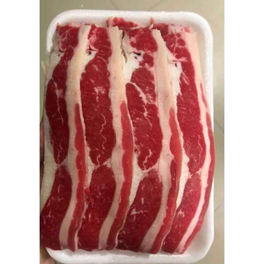

COD Daging Sapi Slice Ekonomis / Aus Shortplate 500gr