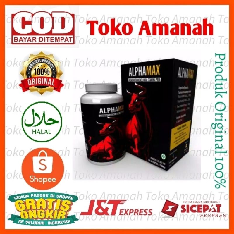 Terlaris Alphamax kapsul Original pembesar & penambah stamina Pria Berkualitas Top sudah BPOM(Gratis