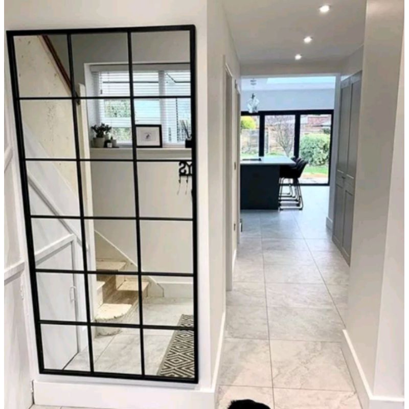 10 pcs cermin tempel dinding asli fullbody aesthetic 15x15cm (CERMIN ASLI)