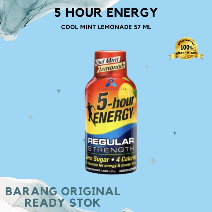 

5 Hour ENERGY Regular Cool Mint Lemonade Energy Drink