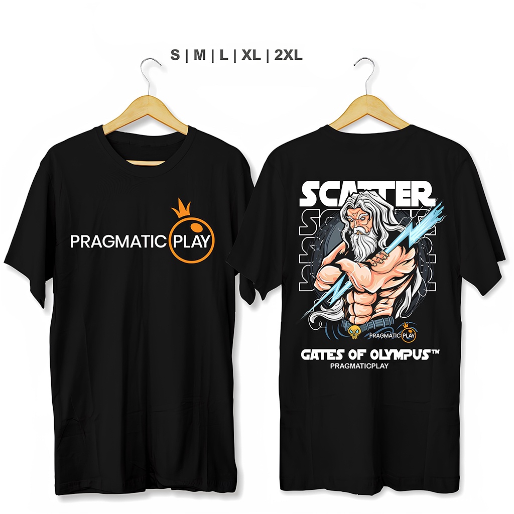 Kaos PRAGMATIC PLAY SCATER KAKEK ZEUS - Kaos Game Slot - Baju PRAGMATIC PLAY - Baju Slot