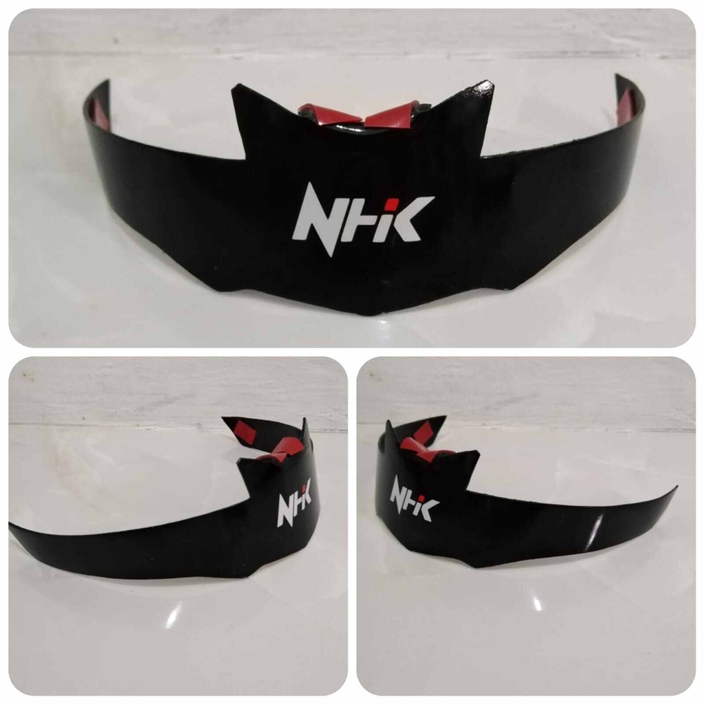 Spoiler helm NHK GP 1000, black