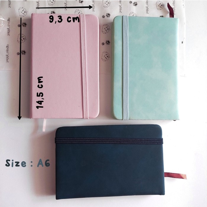 

Notebook Buku Tulis A6 HardCover Tebal | Buku Diary | Buku Catatan - Navy