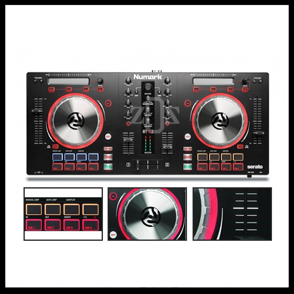 Alat DJ Numark Mixtrack Pro 3 Digital Controller Portable Music Musik