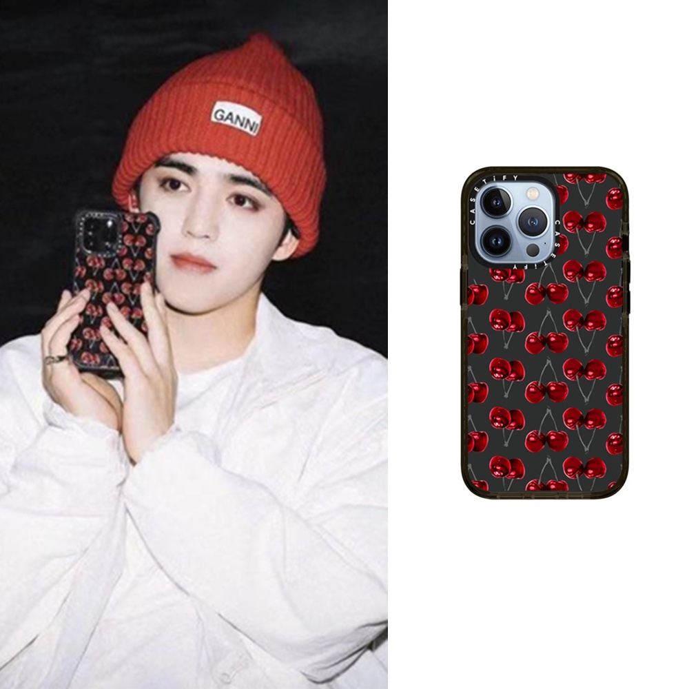 Casetify Seventeen S.COUPS Cherry Soft Silicone TPU Case For iPhone 15 XR 11 12 13 14 Plus Pro Max Cover