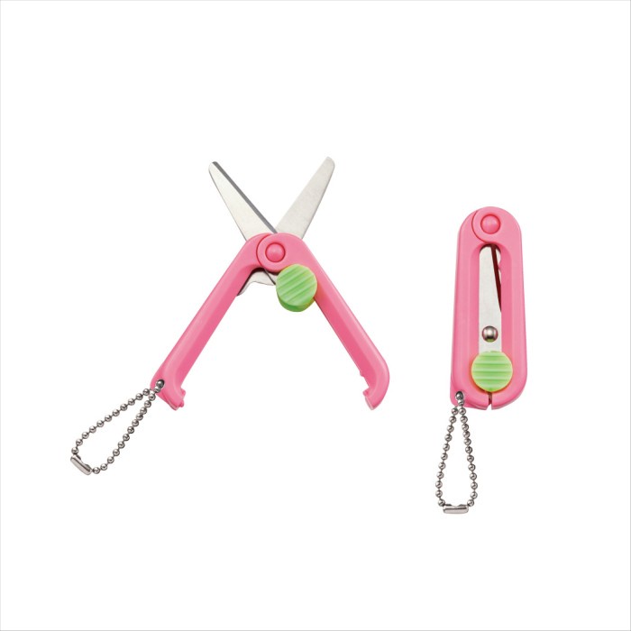

Kutsuwa Hi Line Ultra Small Portable Scissor Gunting Lipat Mini - Pink