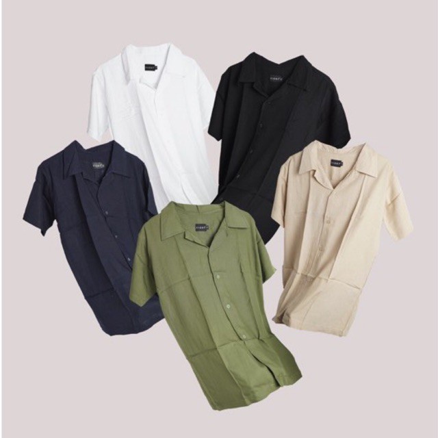 Basic Shirt / Kemeja Polos Pendek / KPLP009 KPLP006 KPLP007 KPLP010 KPLP011 KPLP012 KPLP013 KPLP014 