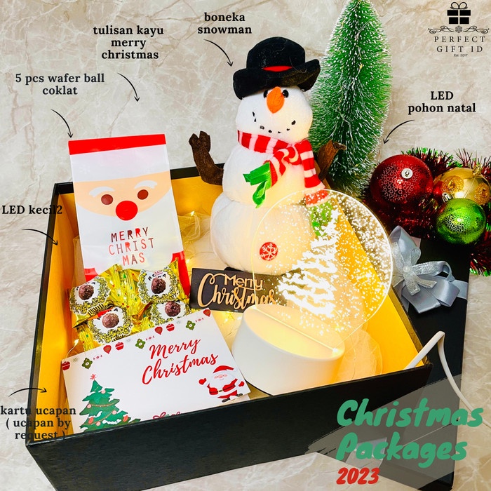 

[BEST SELLER] Hampers Natal Christmas Hampers Kado Natal Christmas Gift Rusa Bulat, TanpaFotoPlroid