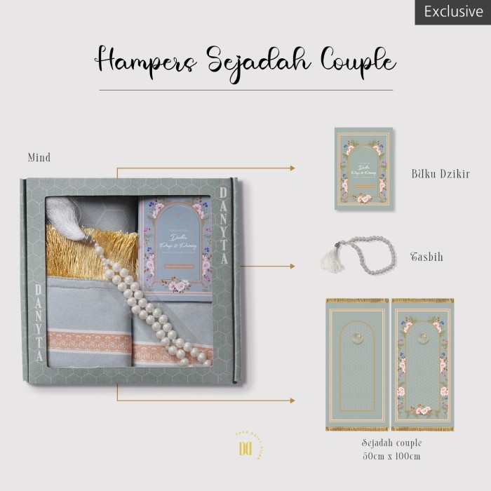 HAMPERS SEJADAH COUPLE  By Danyta Fashion | Hampers Sejadah  - TOSCA