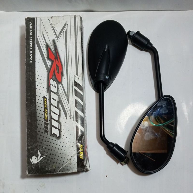 SPION STANDART SATRIA FU TANGKAI HITAM HARGA SEPASANG ISI 2PCS / SPION STANDART SATRIA FU DRAT 14 YA