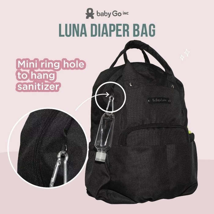Babygo Inc - Babygo Inc Luna Diaper Bag Backpack Baby Go Inc Tas Bayi