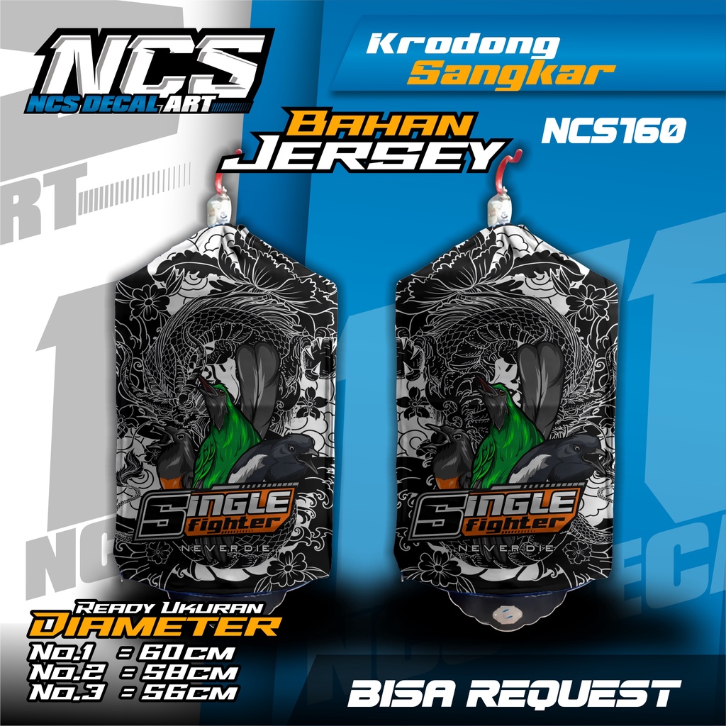 Kerodong MURAI BATU Motif Krodong SANGKAR murai batu Penutup sangkar Mengatasi OB Murai