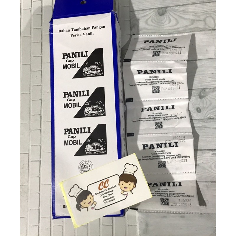 

panili sachet cap mobil