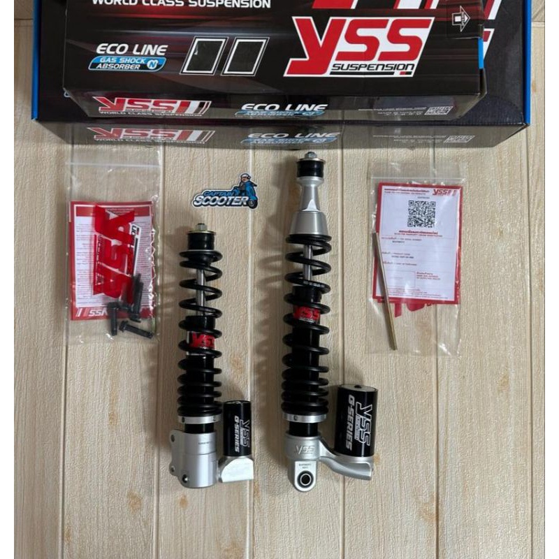 Shock yss Shockbreaker YSS G-Series Tabung Black Vespa Sprint Primavera