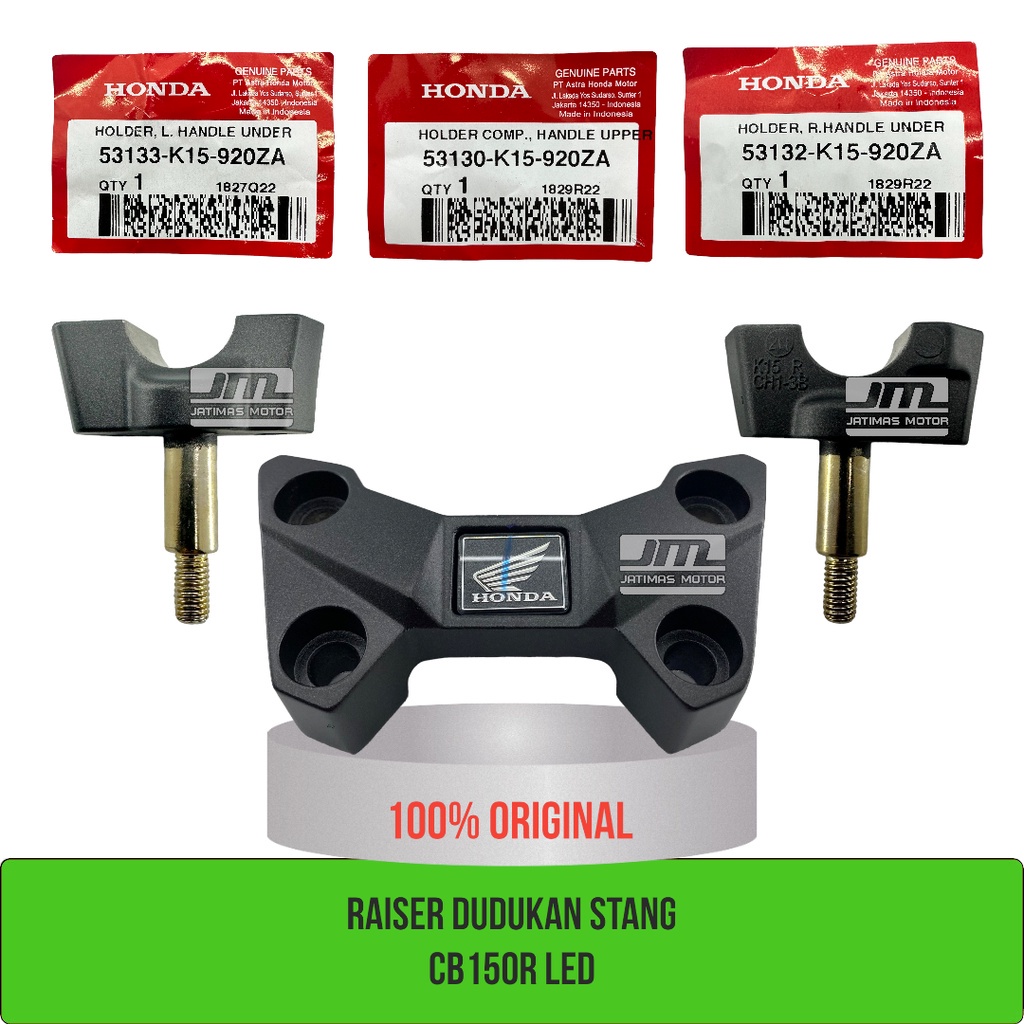 Raiser dudukan stang stir CB150R LED 2015-2021 53130-K15-920ZA