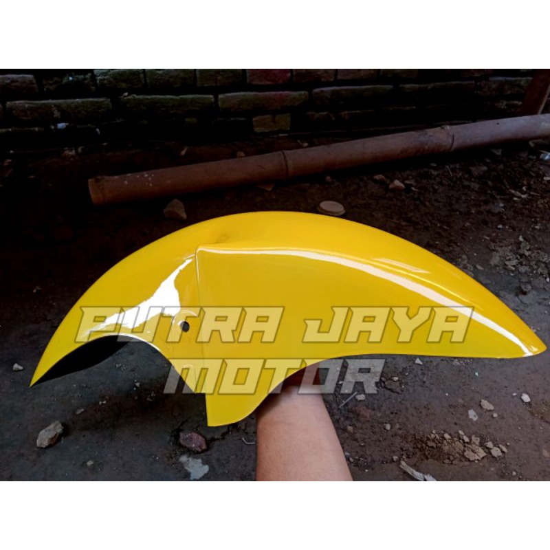 Selebor Ninja R Lama Kuning Spakbor Depan Ninja R Old Kualitas Cat Sangat Rapi bahan mirip original
