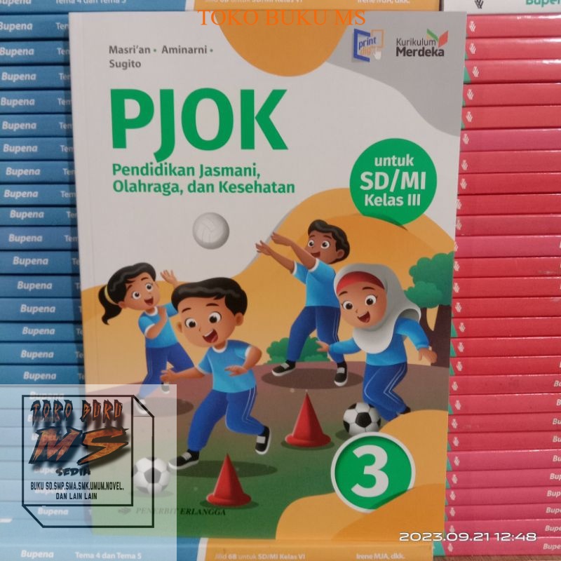 PJOK Kelas 3 SD Kurikulum Merdeka Erlangga