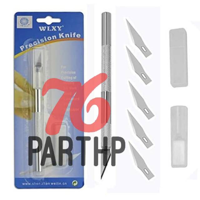 

NEW WLXY 9309 Gagang Pisau Cutter + Refill untuk Servis IC / Ukir Precision Knife Set ( 1006273 )