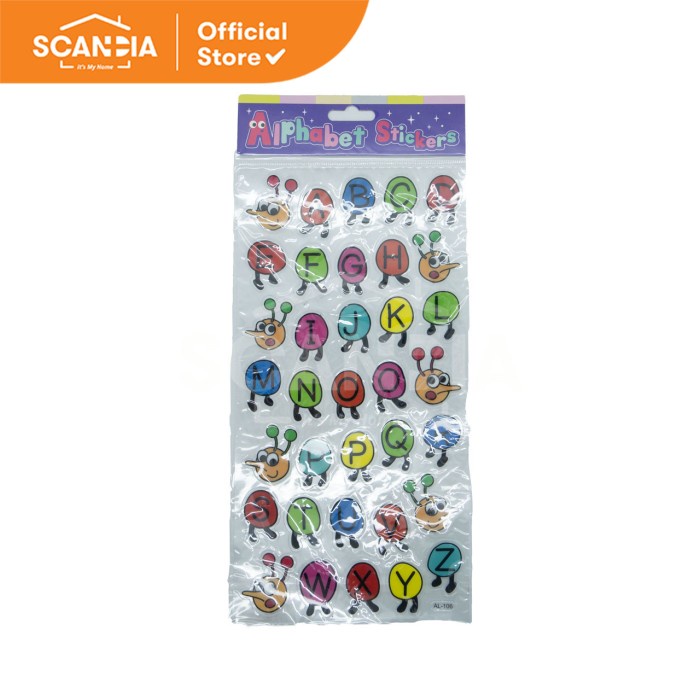 

SCANDIA Stiker Huruf Alphabet Stickers Caterpilar (SL0365)