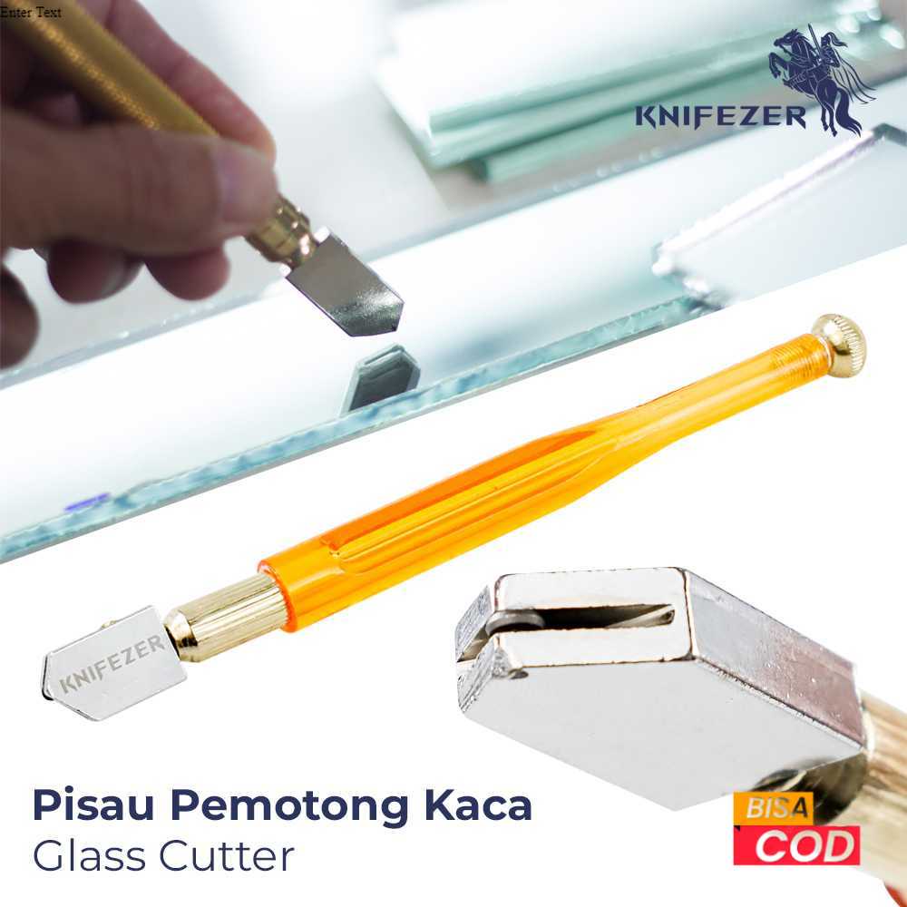 

KNIFEZER Pisau Pemotong Kaca Glass Cutter Diamond Cutting Tool