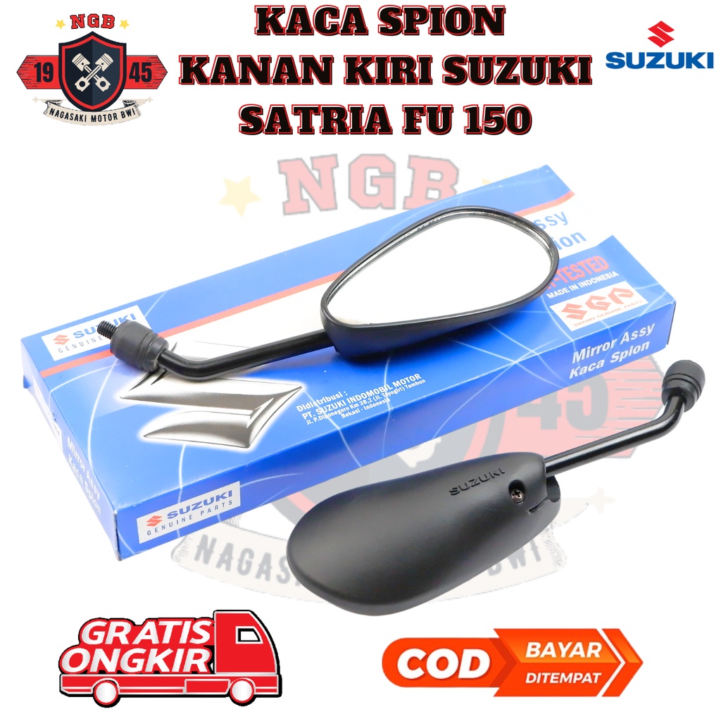 Kaca Spion Suzuki Satria FU 150 / Kaca Spion Kanan Kiri Motor Satria 150 FU - 56500-28F10-000