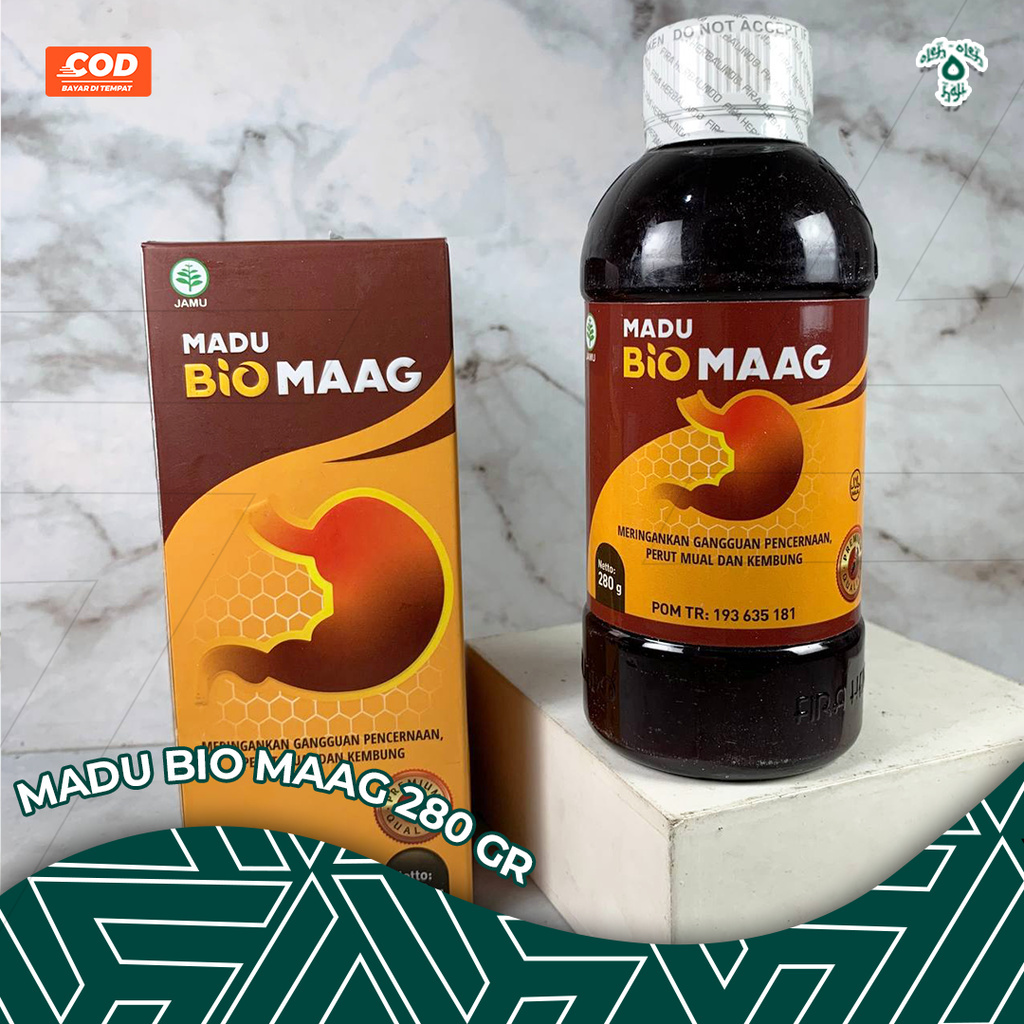 

MADU BIOMAAG HERBAL OBAT MAAG KRONIS ASAM LAMBUNG GERD ORIGINAL 280gr