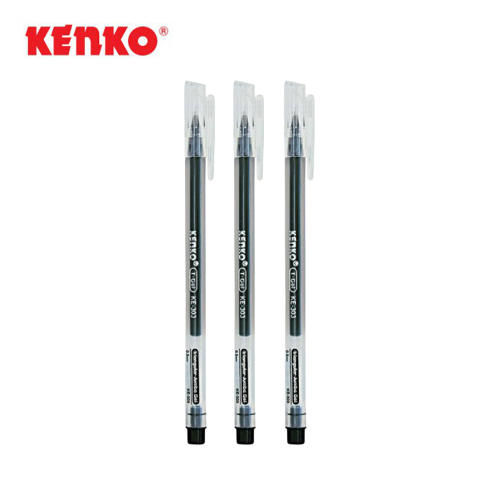 

Kenko Pulpen T-gel KE-303 1 Pak | Bolpen Jel 1 Pack Ballpoint Pen Pena