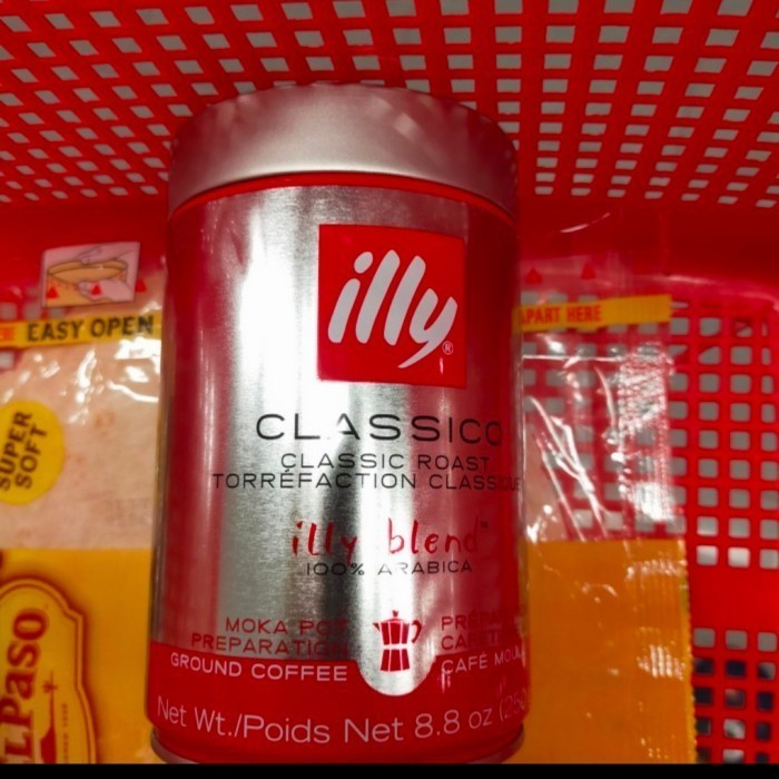 

illy coffee classic moka ground 250gr kopi bubuk