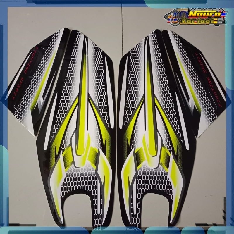 Stiker striping stiker yamaha RX KING 2007 KUNING  RX KING bagus