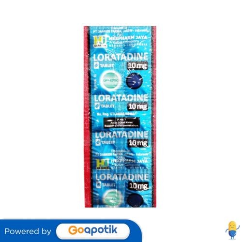 Loratadine Hexpharm Jaya 10 Mg Strip 10 Tablet