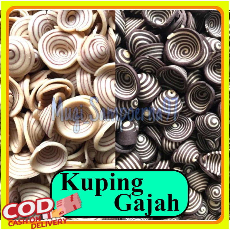 

1kg kuping gajah cream/ hitam