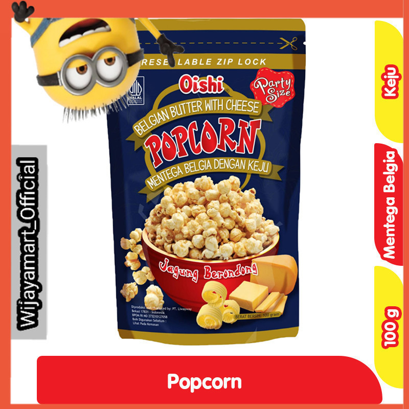 

Oishi Popcorn Belgian Butter Cheese 100 g